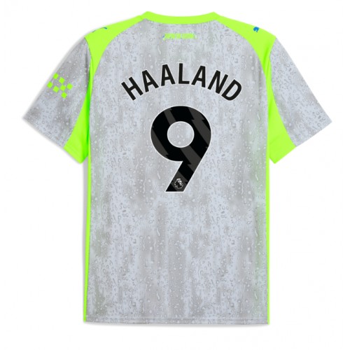 Manchester City Erling Haaland #9 Replika Tredje Tröja 2025-26 Kortärmad